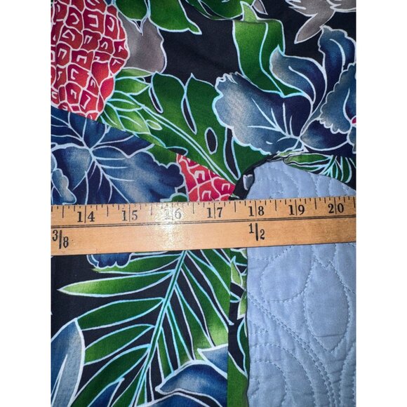 Hilo Hattie Womens Hawaiian Floral Print Dress 100% Cotton Short Puff Sleeves - Picture 5 of 5